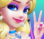 Jeu de maquillage de princesse